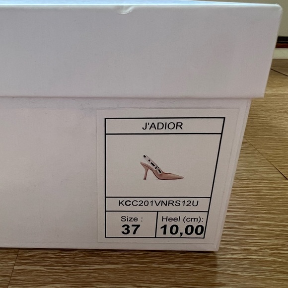 J'ADIOR SLINGBACK PUMP in Nude Patent Calfskin 10cm Heel - Picture 11 of 14